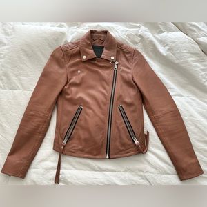 All Saints Dalby Leather Jacket